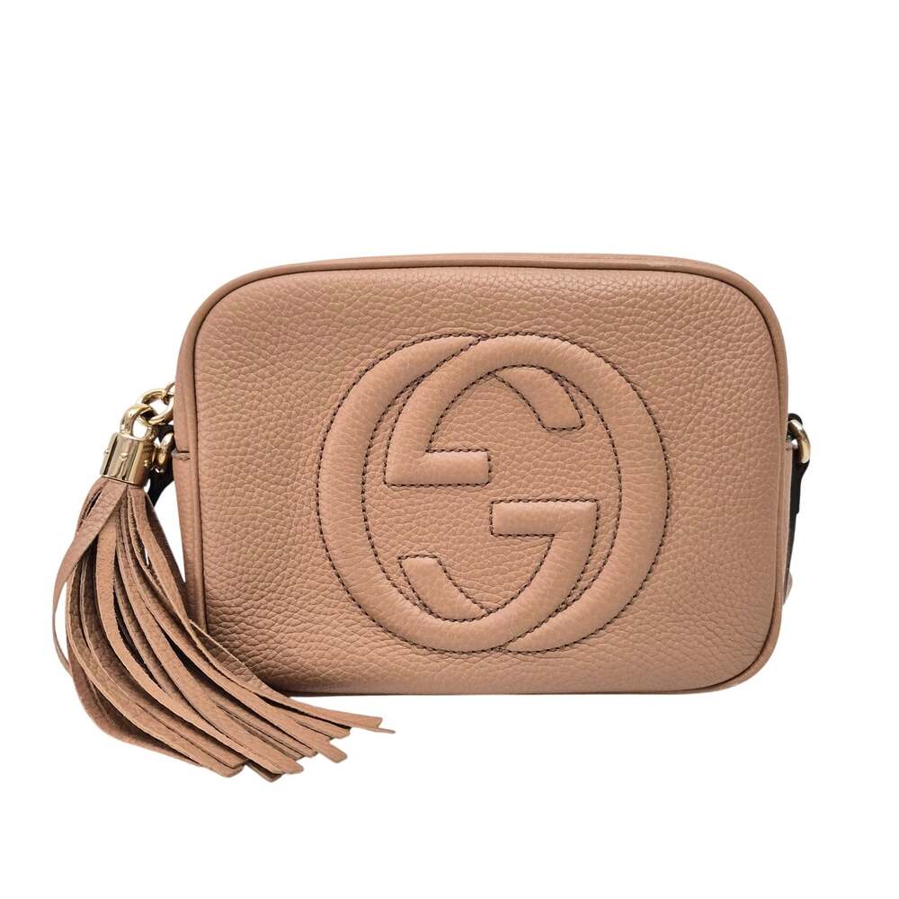 Gucci GG Tan Disco Crossbody Bag